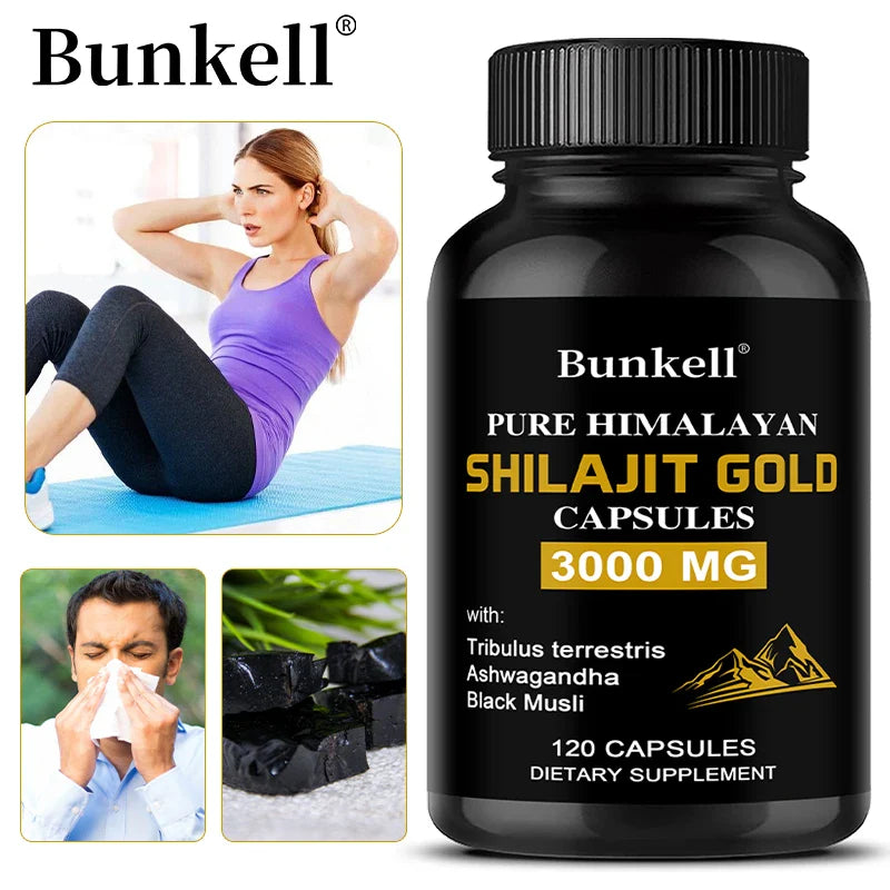 Shilajit Extract Capsules – Energy, Immunity & Mental Clarity