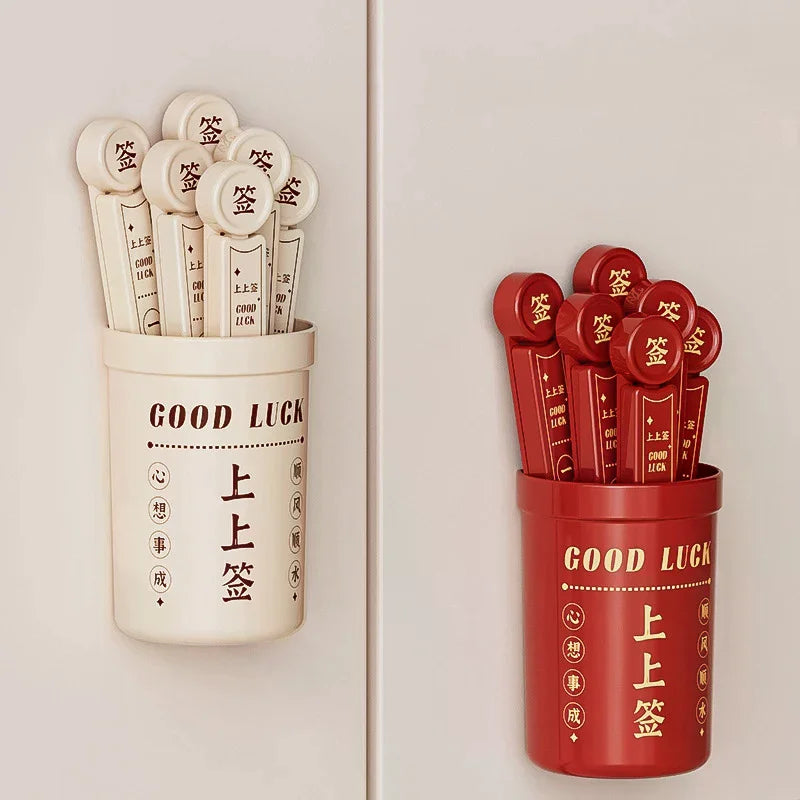 Luck Sign Food Sealing Clips 6-Pack | Fridge Bag Clips