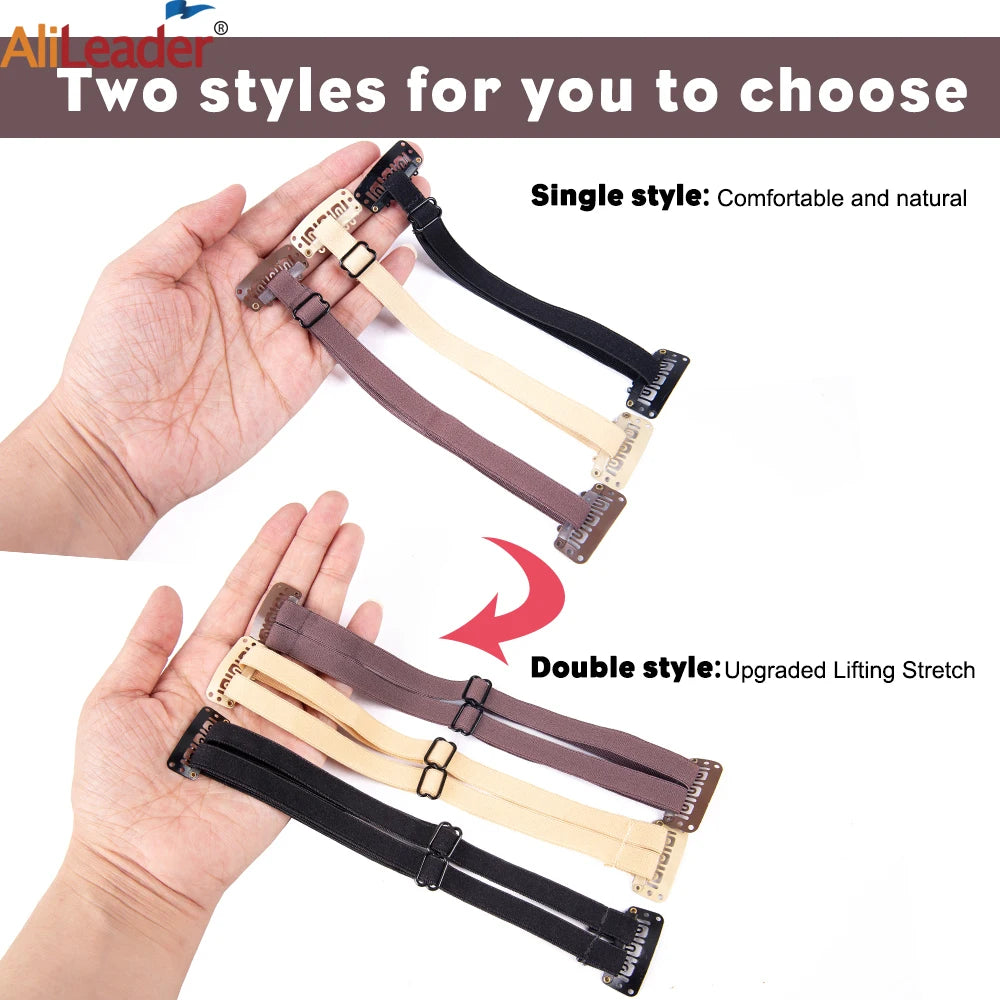 10Pcs Fox Eyes Magic Elastic Bands Adjustable Brow Lifting Eyebrow Clips Single Double Tighten Foxy Hair Straps for Wholesale Peaceful Pleasures Health and Wellness