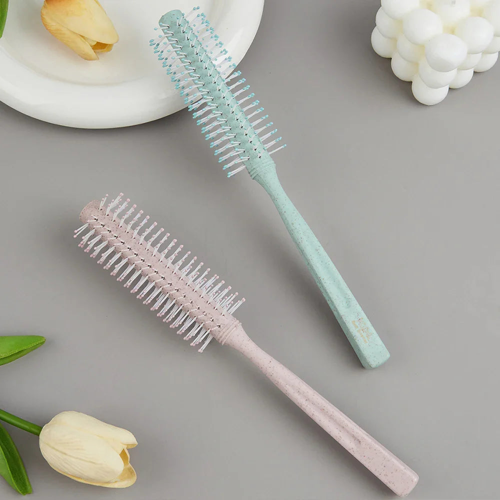 Round Rolling Curling Brush – Anti-Static Wet & Dry Hair Comb
