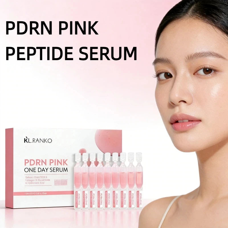 PDRN Pink Peptide Collagen Serum | K-Beauty Hydrating Face Serum