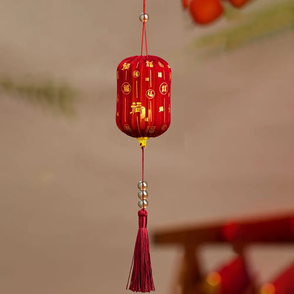 2026 Horse Year Chinese New Year Handmade Glowing Cloth Lantern
