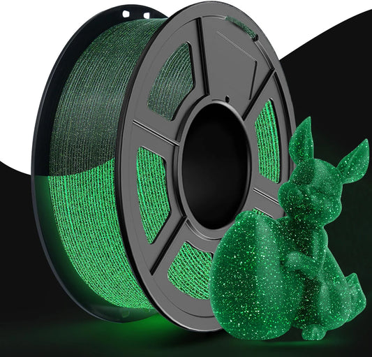 Glow-in-the-Dark PLA Filament 1.75mm | DINGSUN 3D Spool 3D Printer Filament Peaceful Pleasures Health and Wellness
