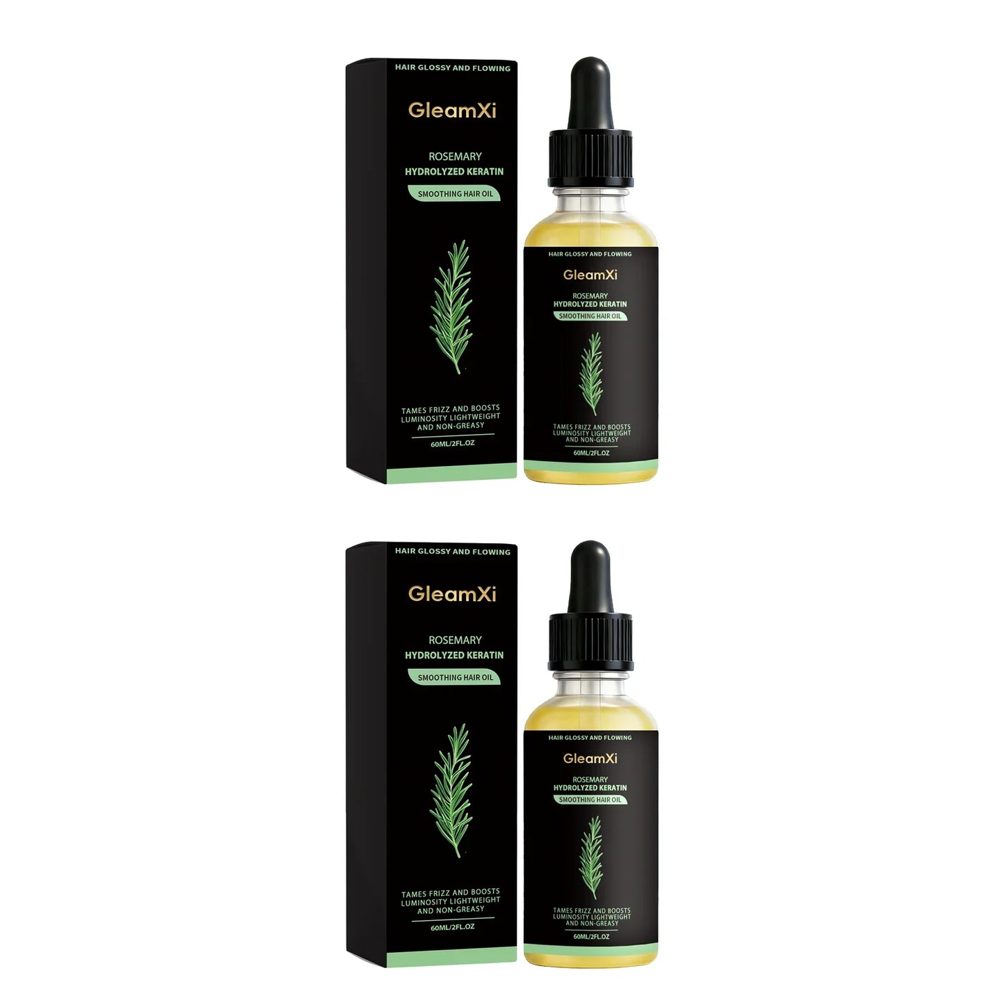 Gleamxi Rosemary Hair Growth Serum – Regrow & Repair 60ml