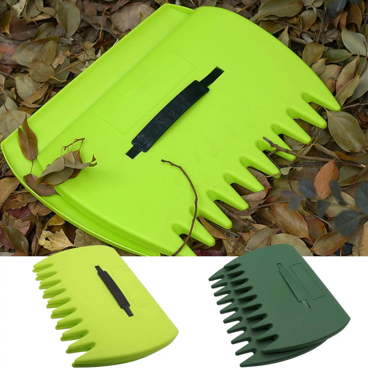 Leaf Scoop Hand Rakes – Wide-Mouth Garden Grabber Claw Pair