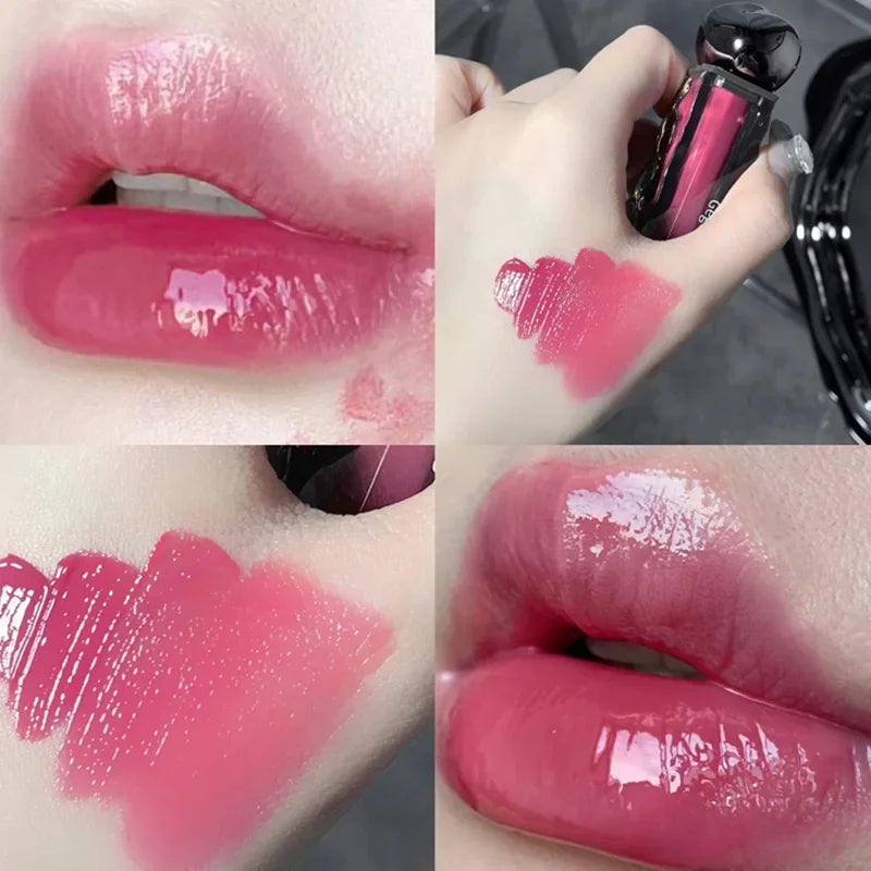 Gege Bear Mirror Glacier Lava Lip Glaze – Glossy & Waterproof