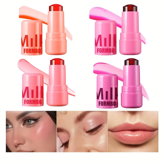 LAIKOU Jelly Blush Stick – 3-in-1 Blush, Lip & Eyeshadow Multi-Use Blush Stick Oasis Select