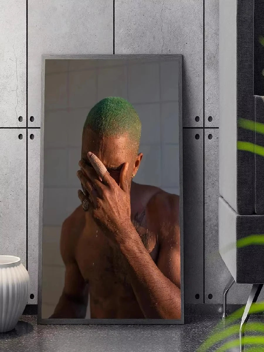 Frank Ocean Blond Album Canvas Poster | Retro Music Wall Art