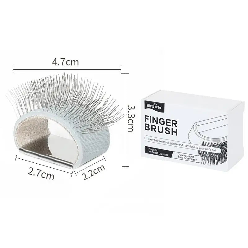 Pet Mini Needle Comb | Portable Finger Comb for Dogs & Cats