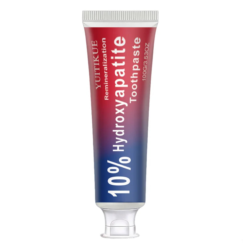 Yuitikue 10% Hydroxyapatite Toothpaste, Remineralizing Teeth Whitening Paste for Deep Cleaning & Oral Care, 100g Peaceful Pleasures Health and Wellness 1pc