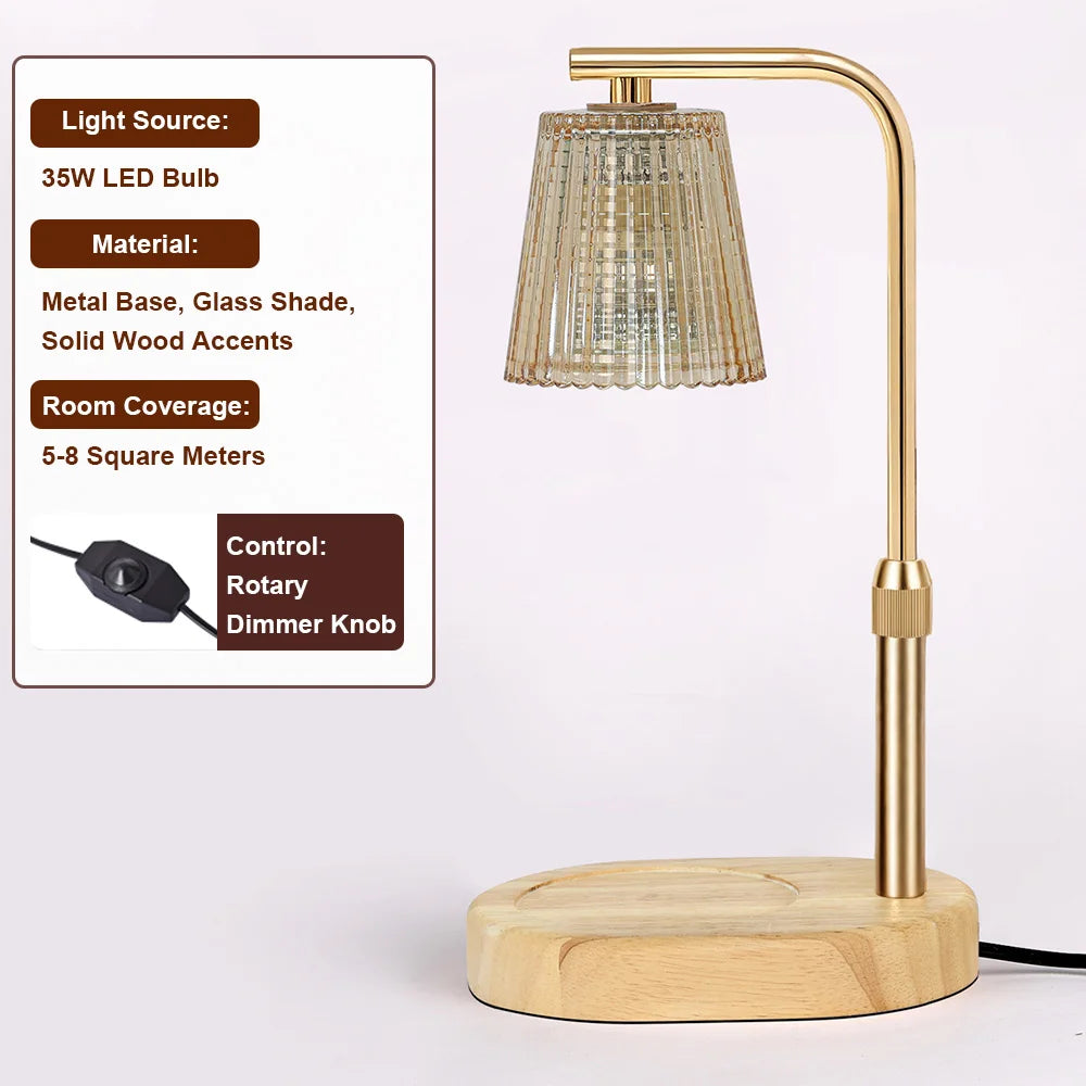 RUNTOIN 35W Dimmable Candle Warmer Lamp – Adjustable Height