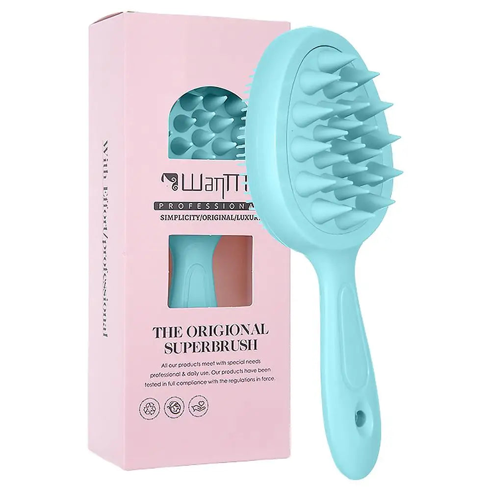 Double-Sided Scalp Massager & Detangling Hair Brush