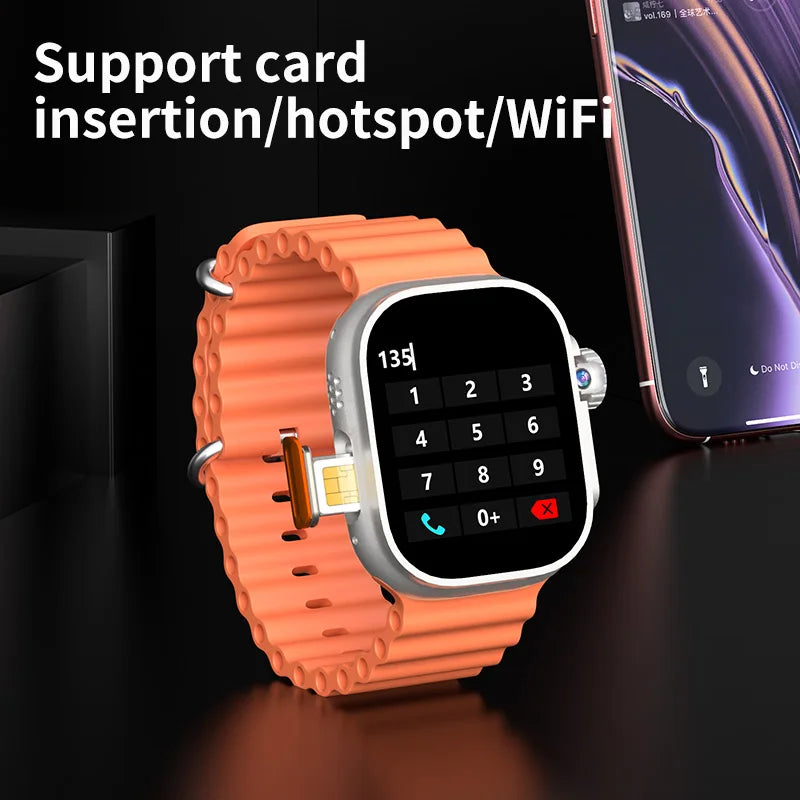 Zestbolt DW100 Pro+ 4G Smart Watch | 2.29" AMOLED, GPS, Touch ID