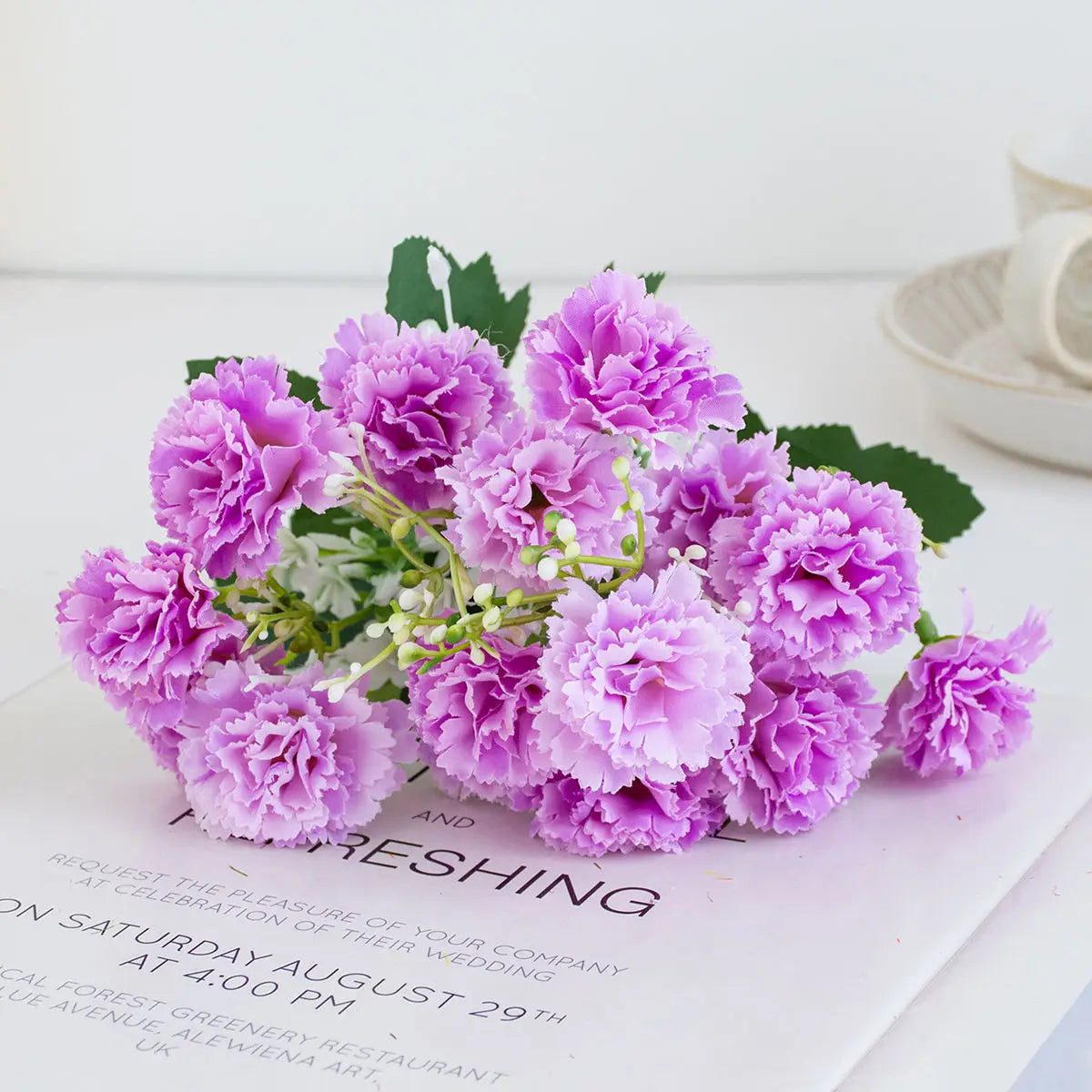 Silk Carnation Artificial Flowers – Wedding & Home Décor