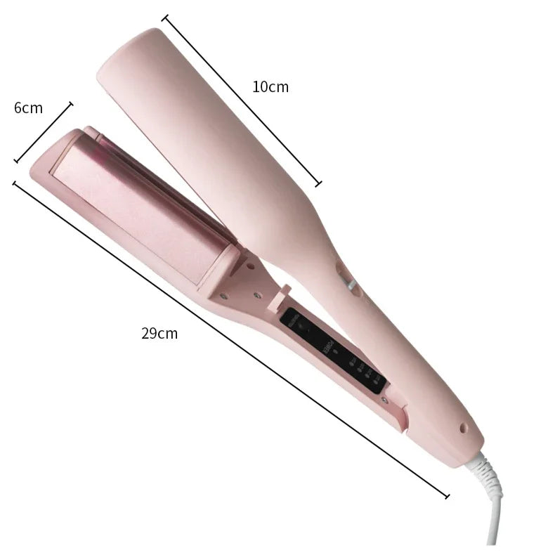 32MM Electric Curling Iron Automatic Lambswool Curling Tool Long Lasting Styling French Styling Rotating Anti-Flame Design Peaceful Pleasures Health and Wellness