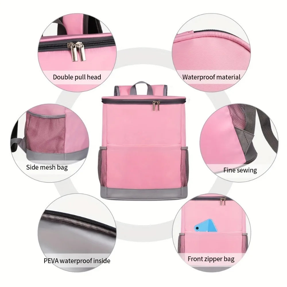 20-Can Insulated Cooler Backpack | Leak-Proof & Waterproof