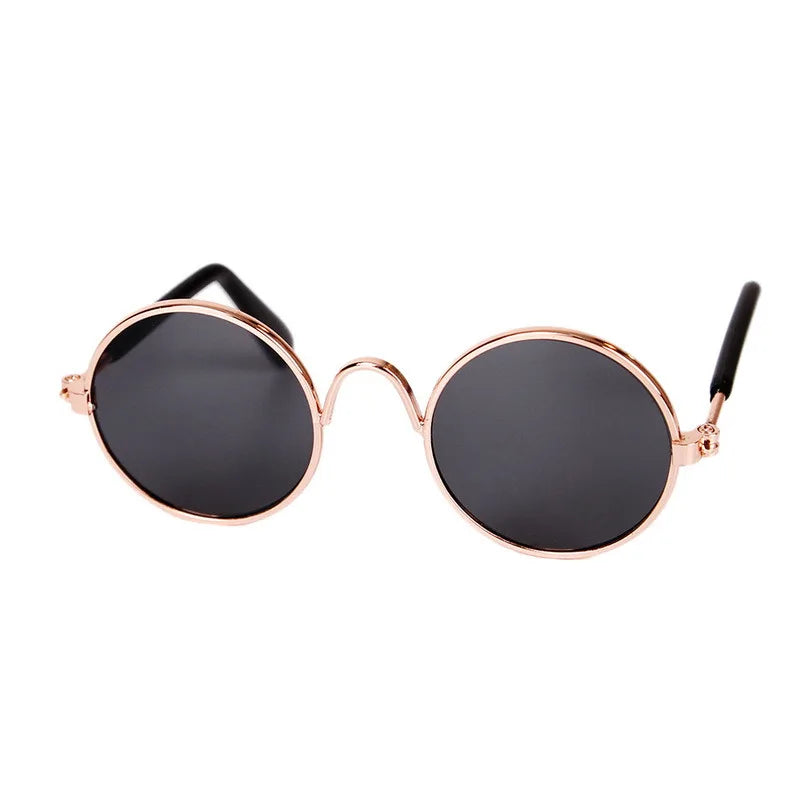 Vintage Round Pet Glasses for Dogs & Cats | Photo Props