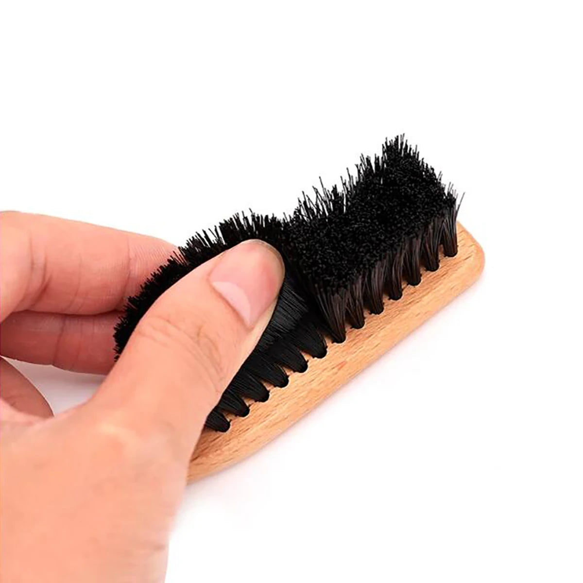 Barbershop Wooden Handle Boar Bristle Beard Brush Soft Hair Cleaning Brush Broken Hair Remove Comb Salon Men Beard Shaving Tools Peaceful Pleasures Health and Wellness