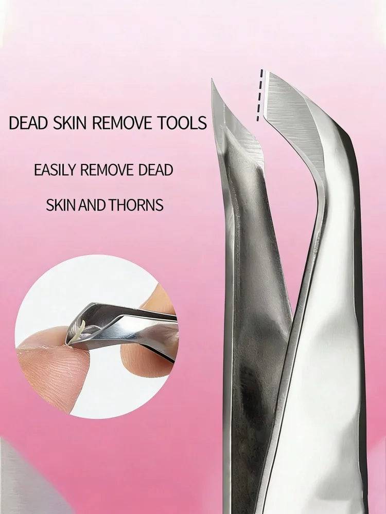 Mini Hangnail Squeeze And Snip Toenail Ingrown Dead Skin Remover Nail Art Cuticle Nipper Clipper Edge Cutter Manicure Plier Tool Peaceful Pleasures Health and Wellness