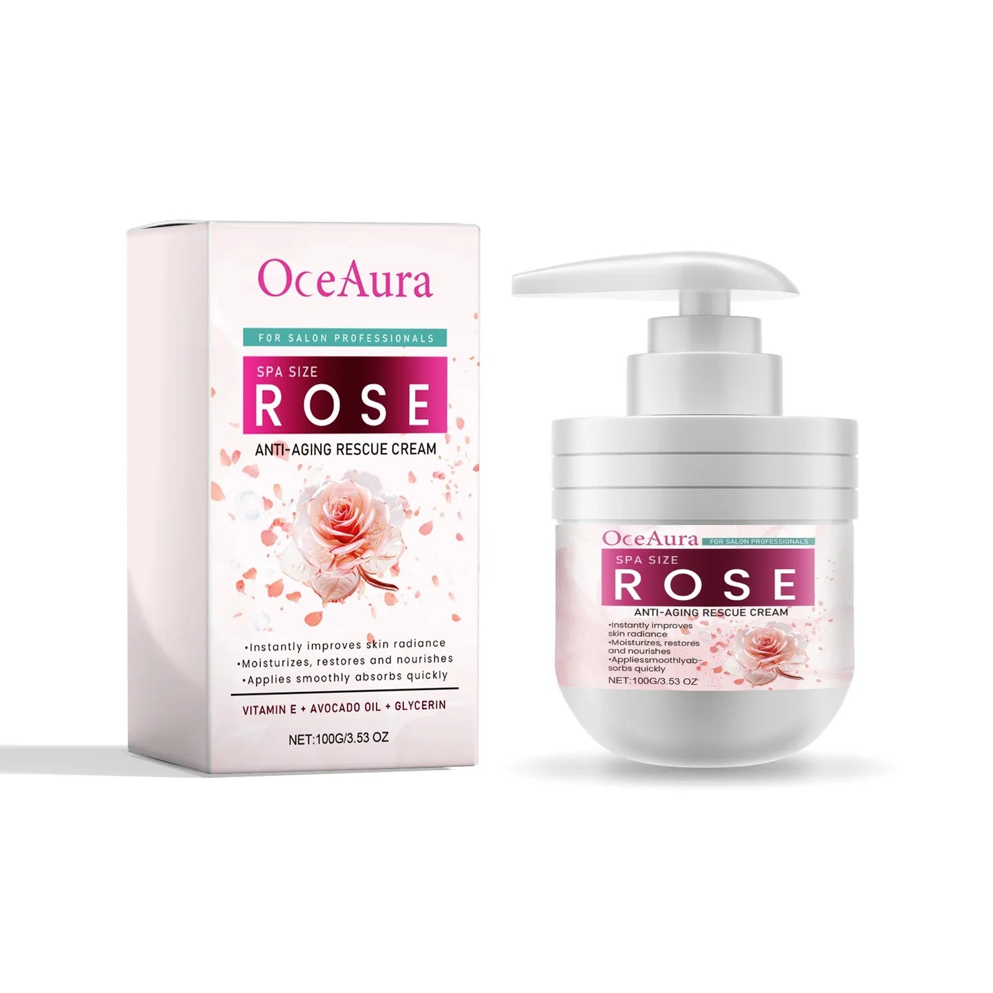 OceAura Retinol Anti-Aging Face & Body Moisturizer Cream 100g