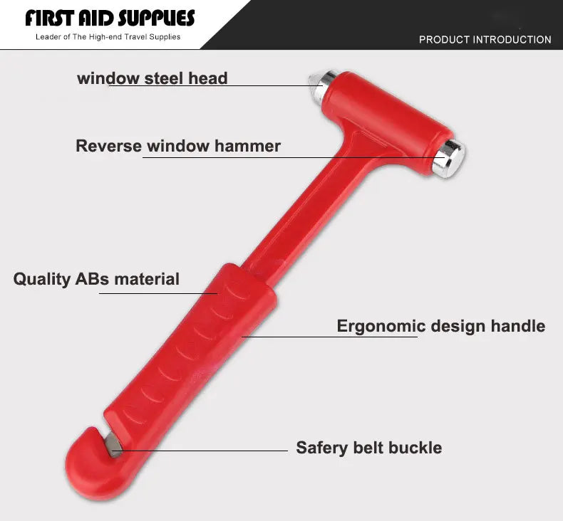 Emergency Car Safety Hammers Seat Belt Cutter Window Breaking Hammer Portable Car Emergent Rescue Escape Tools Peaceful Pleasures Health and Wellness