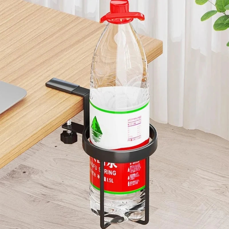 Wall Mount Desk Mug Holder Coffee Rack Adjustable Thickness Mug Holder Depth Office Desk Organizer Room Accessories Home Items Peaceful Pleasures Health and Wellness
