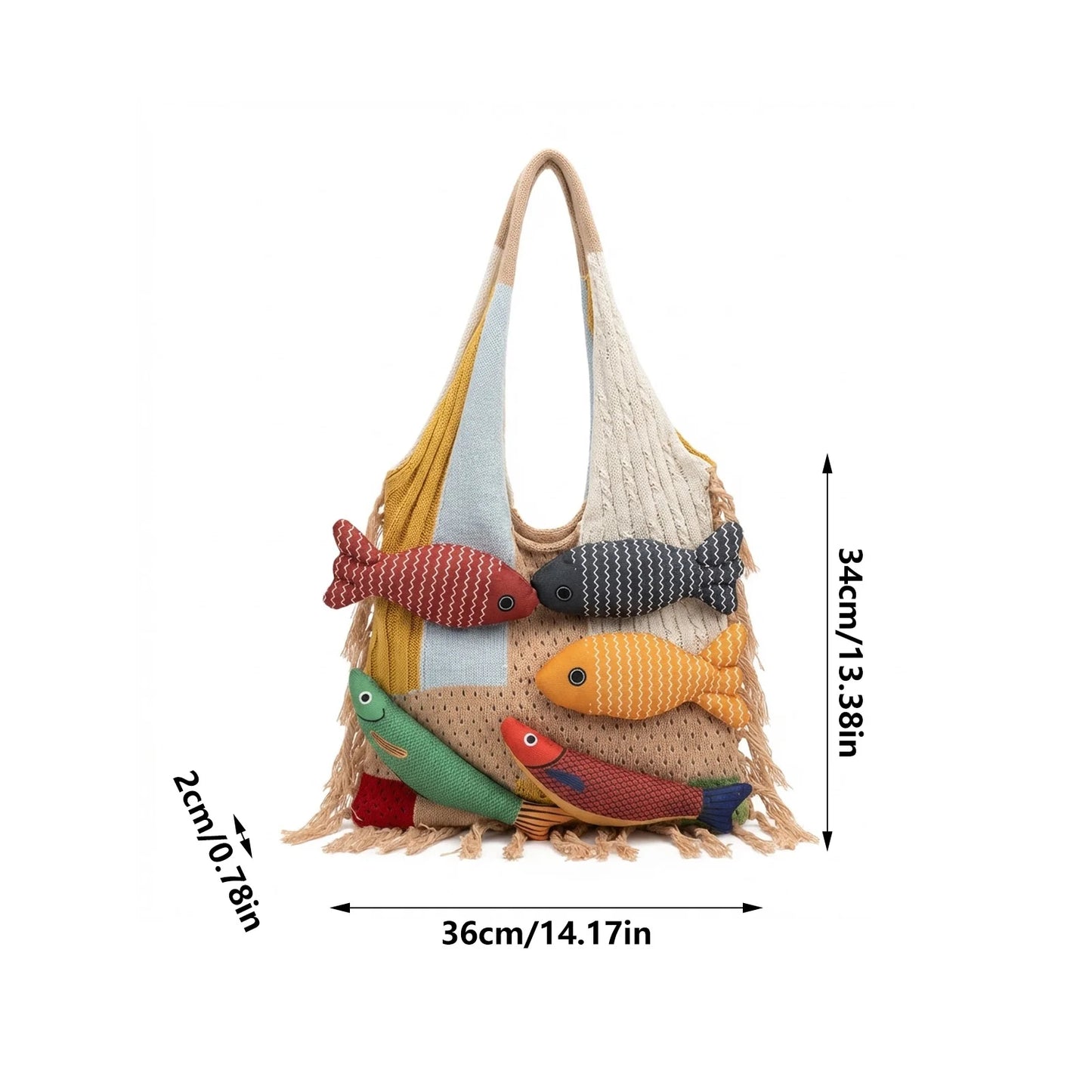 Women's Woven Tote Bag Lazy Style Casual Commute Multi-functional Handbag With Eco-friendly Material And Large Capacity Peaceful Pleasures Health and Wellness