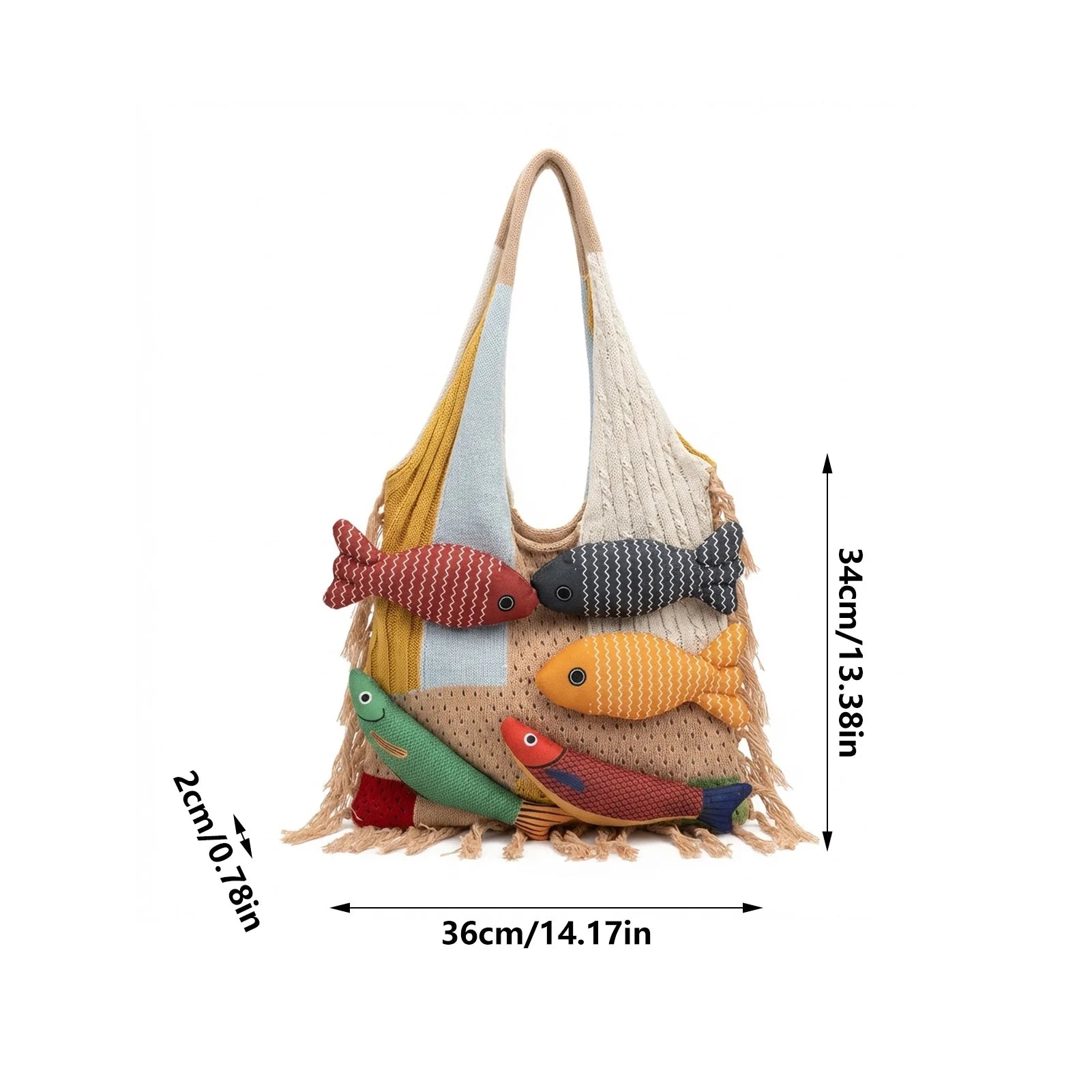 Women's Woven Tote Bag Lazy Style Casual Commute Multi-functional Handbag With Eco-friendly Material And Large Capacity Peaceful Pleasures Health and Wellness