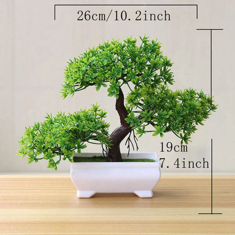 Artificial Bonsai Tree Fake Plant – Indoor & Outdoor Décor