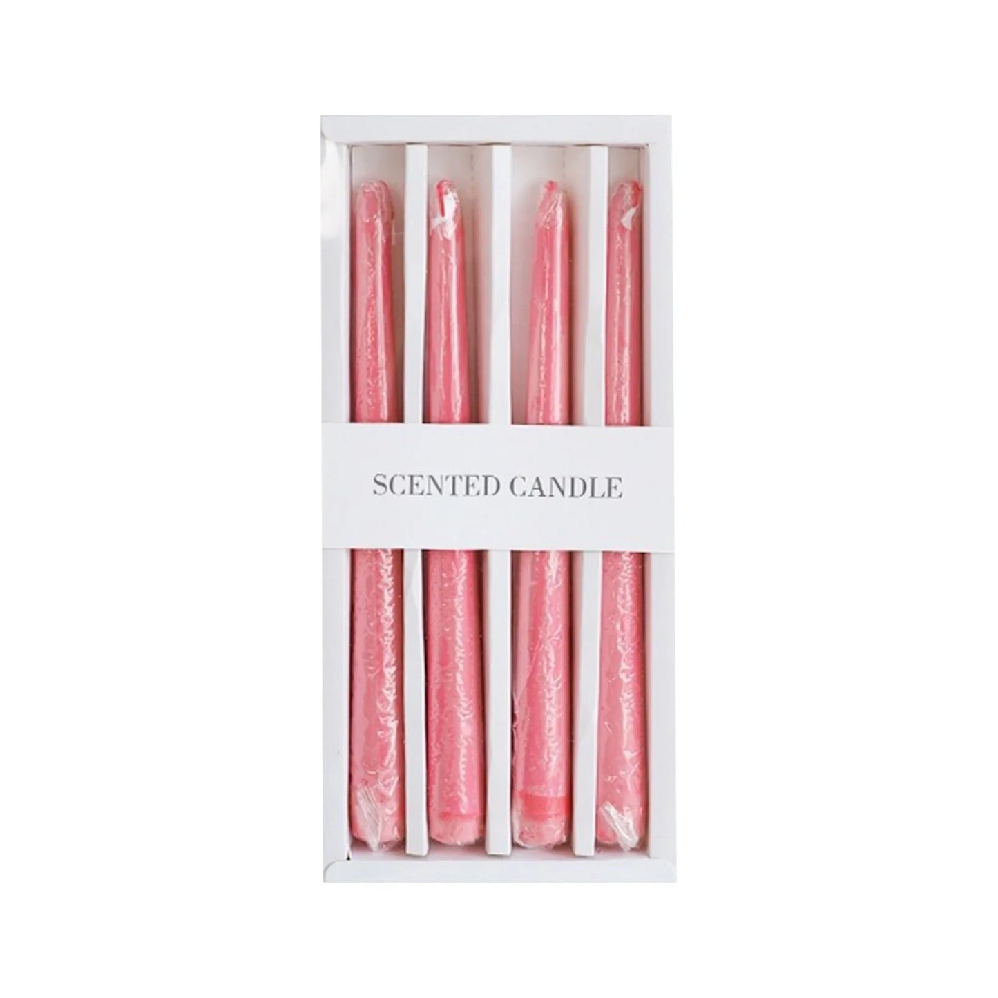 4-Pack Vampire Tears Gothic Taper Candles – Halloween Blood Drip