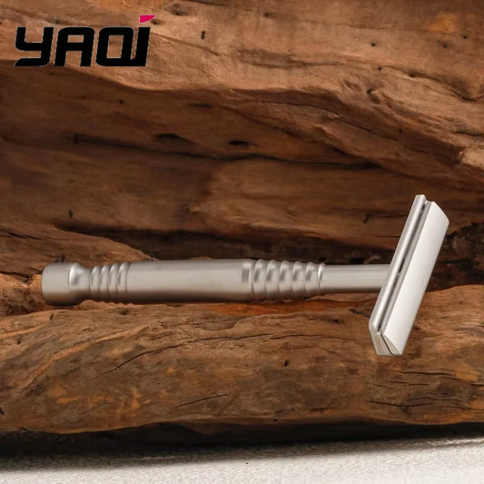 2026 YAQI Remus Stainless Steel Razor Matte Finish 0.70mm Blade Gap Men's Shaving Razor Quality Safety Razor Peaceful Pleasures Health and Wellness