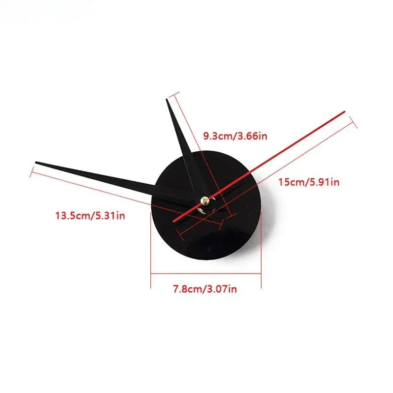 Modern 3D DIY Acrylic Wall Clock – Large Frameless Quartz Decor DIY Wall Clock Peaceful Pleasures Health and Wellness