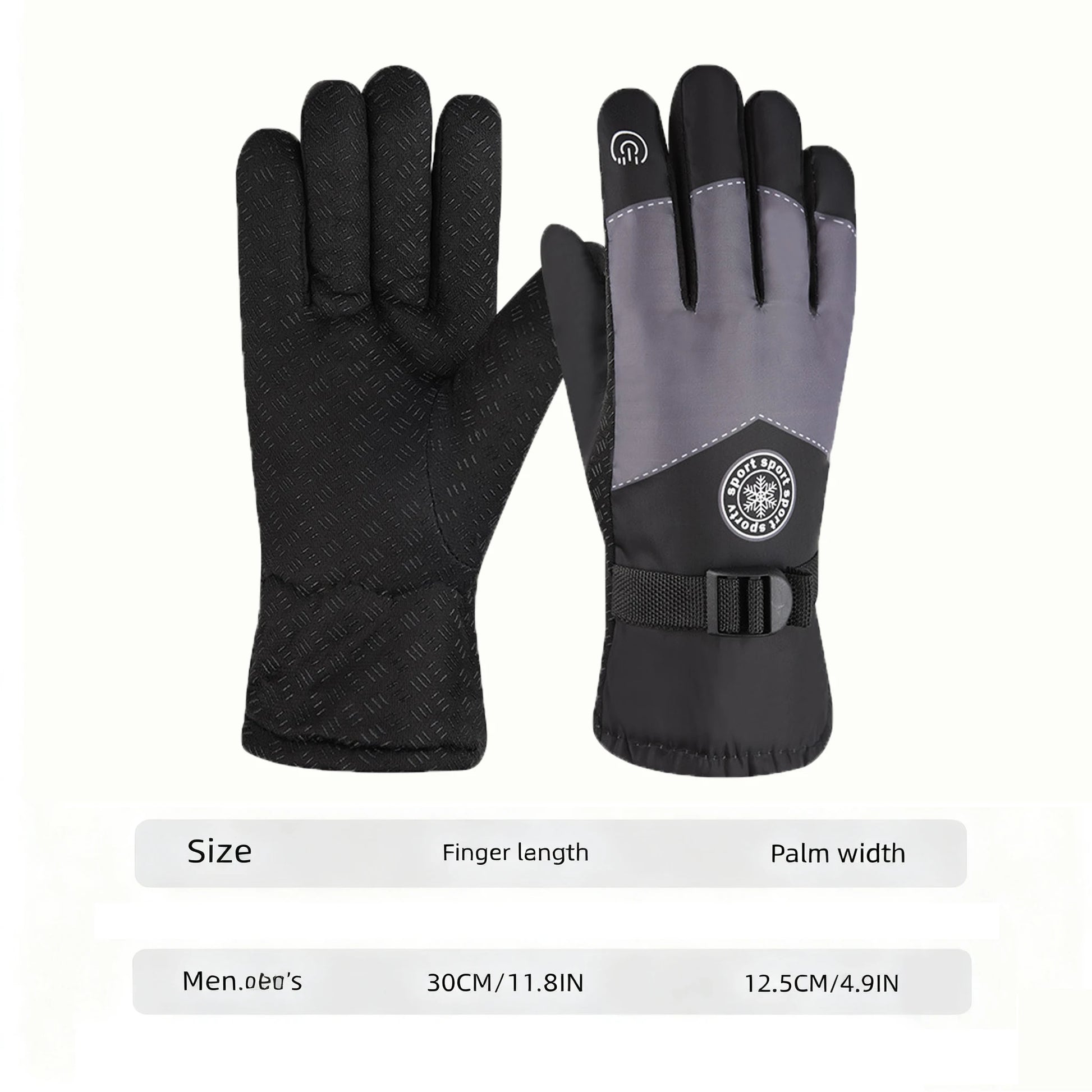 Winter Gloves Waterproof Thermal Touch Screen Thermal Windproof Warm Gloves Cold Weather Running Riding Sports Hiking Ski Gloves Peaceful Pleasures Health and Wellness