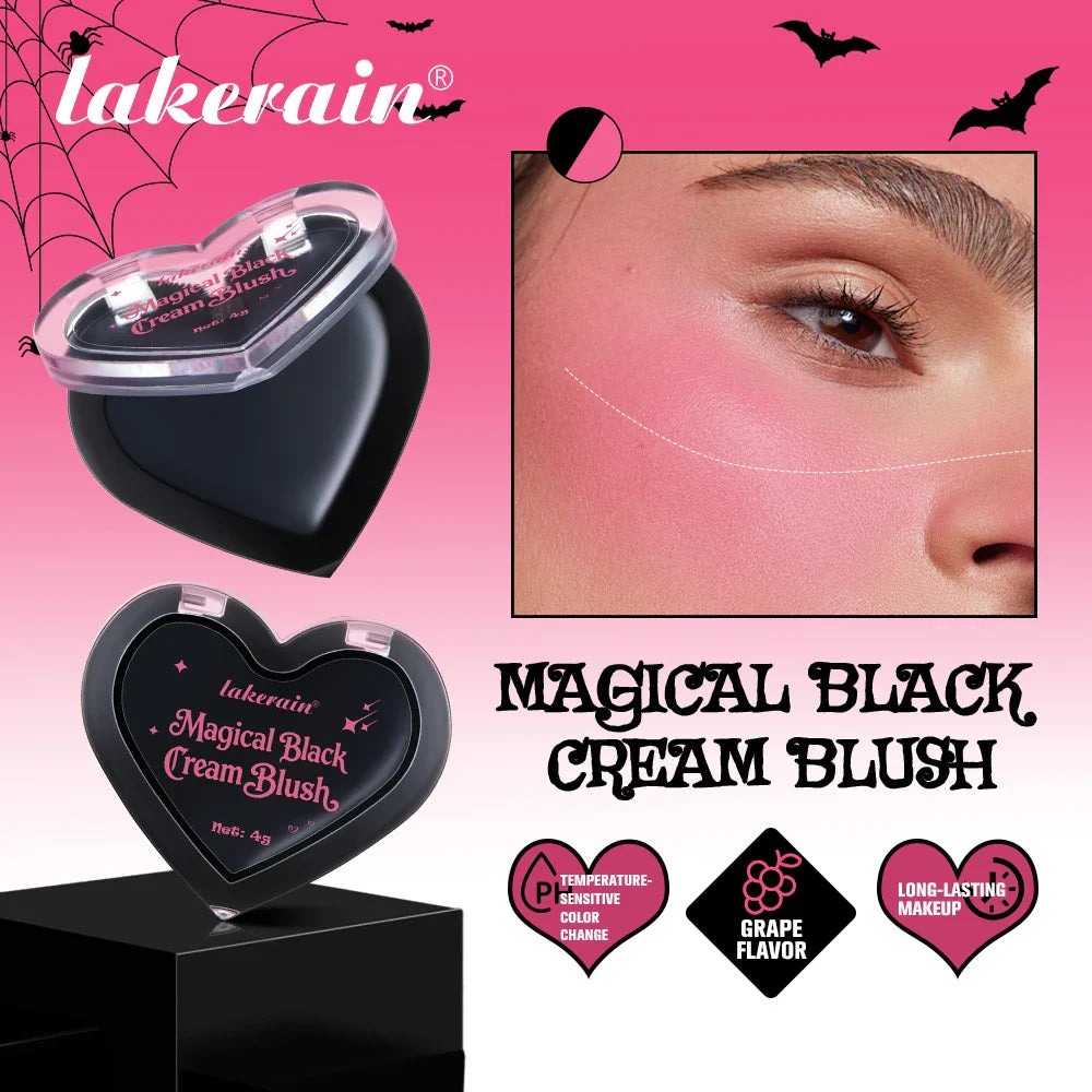 pH Color-Changing Black Cream Blush – Cheeks, Lips & Eyes