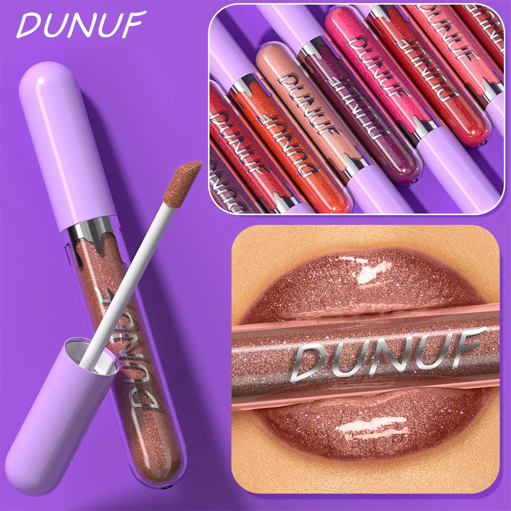 DUNUF Pearl Lip Gloss – Moisturizing, Waterproof & Long-Lasting