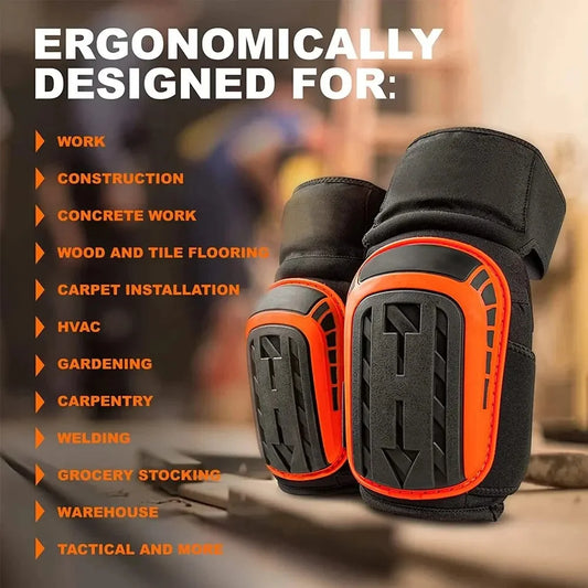 Professional Heavy Duty EVA Foam Padding Knee Pads With Comfortable Gel Cushion And Adjustable Straps For Working Gardning Peaceful Pleasures Health and Wellness