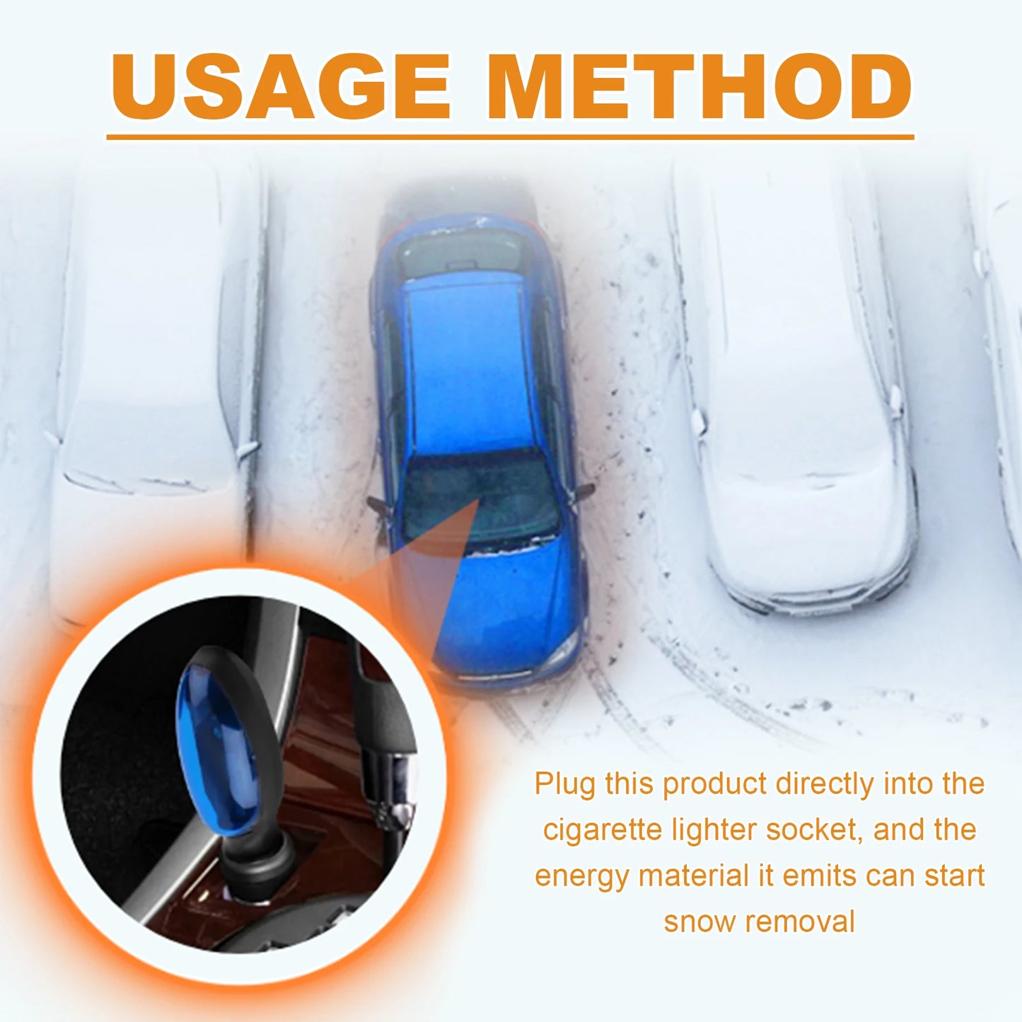 Portable Electromagnetic Car Deicer – Windshield Ice & Snow Remover
