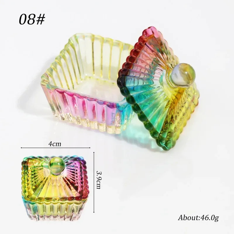 Crystal Glass Dappen Dish | Acrylic Nail Liquid Mixing Cup