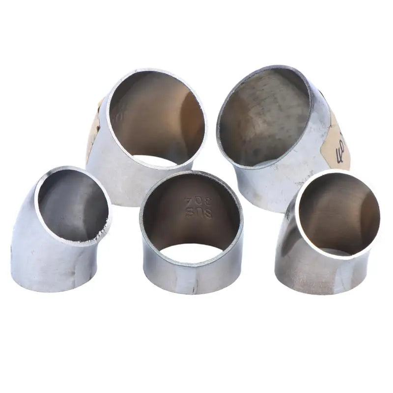 304 SS Sanitary 45° Butt Weld Elbow | Food Grade 16–80mm OD
