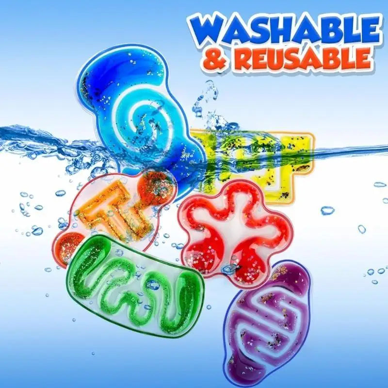 PVC Liquid Stress Ball Sensory Squeeze Toy for Adults & Kids