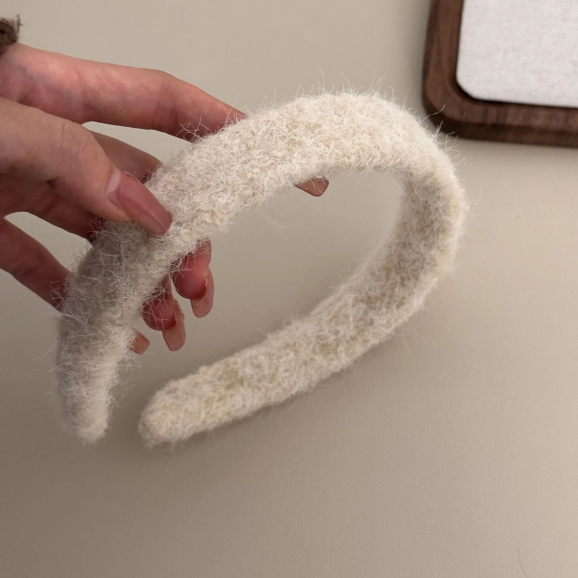 Autumn Winter Imitation Mink Fur Headband for Women Thickened Wide Band Hair Hoop Solid Color Warm Headwear New Hair Accessory Peaceful Pleasures Health and Wellness E