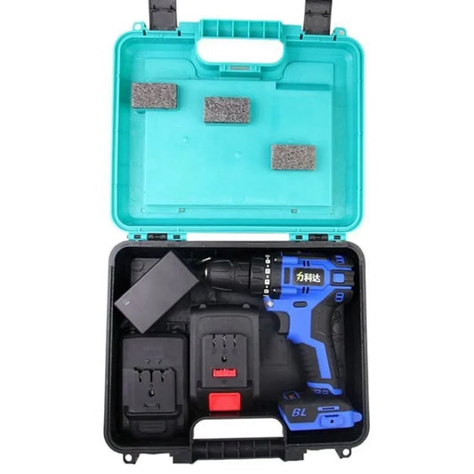 Electric Drill Tool Box | 12V–21V Power Tool Storage Organizer Power Tool Storage Case Peaceful Pleasures Health and Wellness