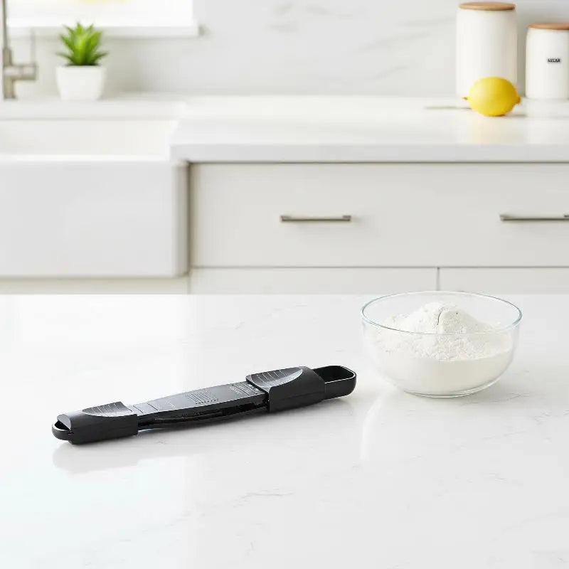 Adjustable Double-Ended Measuring Spoon | Gram & ML Scale Adjustable Measuring Spoon Peaceful Pleasures Health and Wellness Default Title