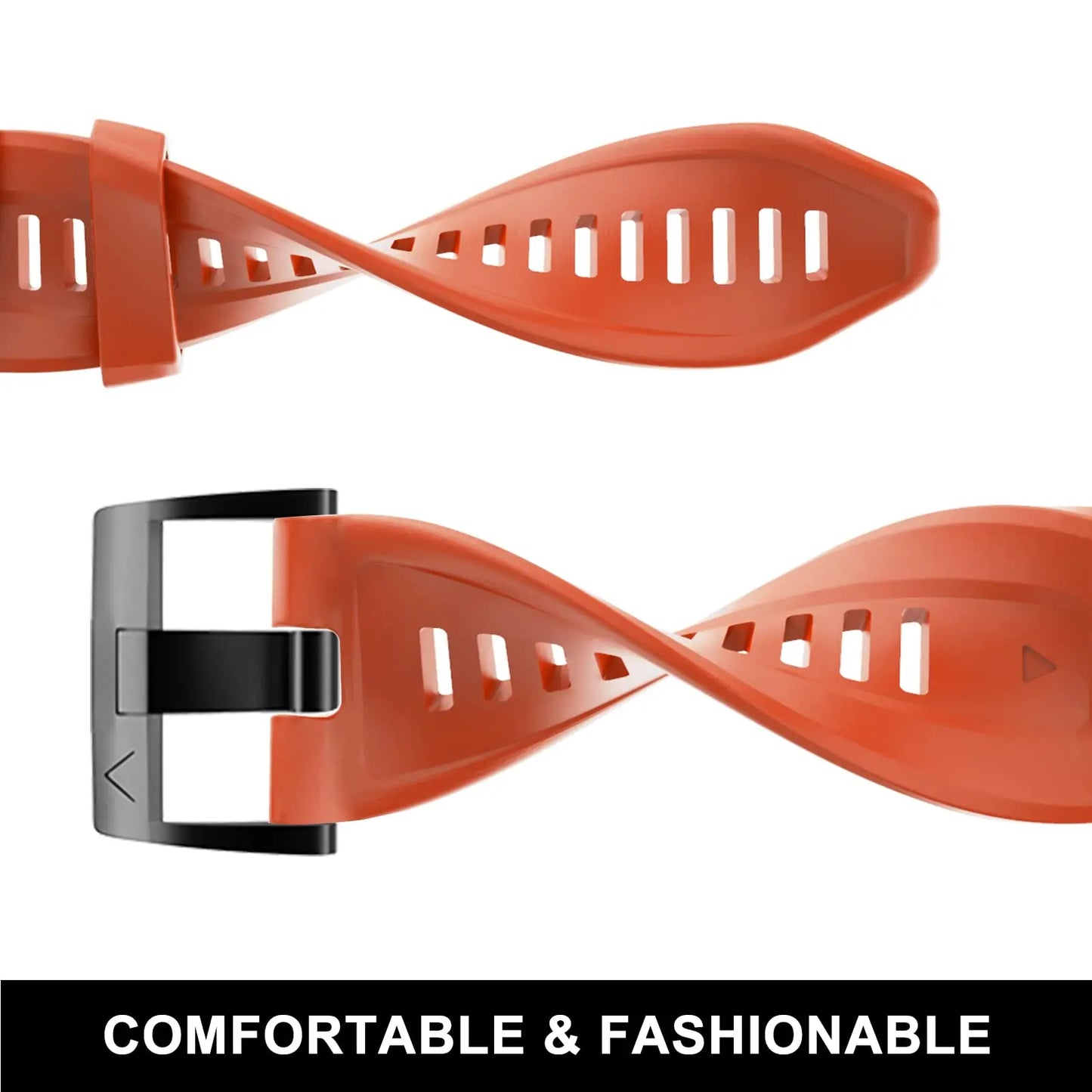 Silicone Watch Band for Garmin Fenix 7X 6X 5X – 22mm & 26mm Peaceful Pleasures Health and Wellness