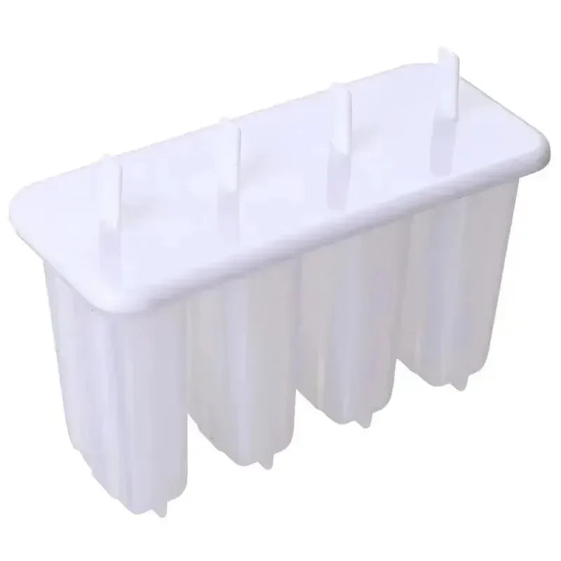 4-Link Popsicle Mold with Lid – Homemade Ice Lolly Maker