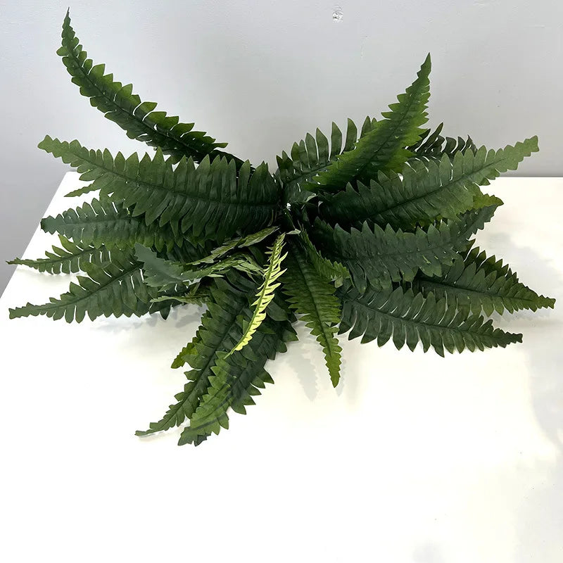 Artificial Silk Fern Plant | Persian Grass Leaves Home Decor