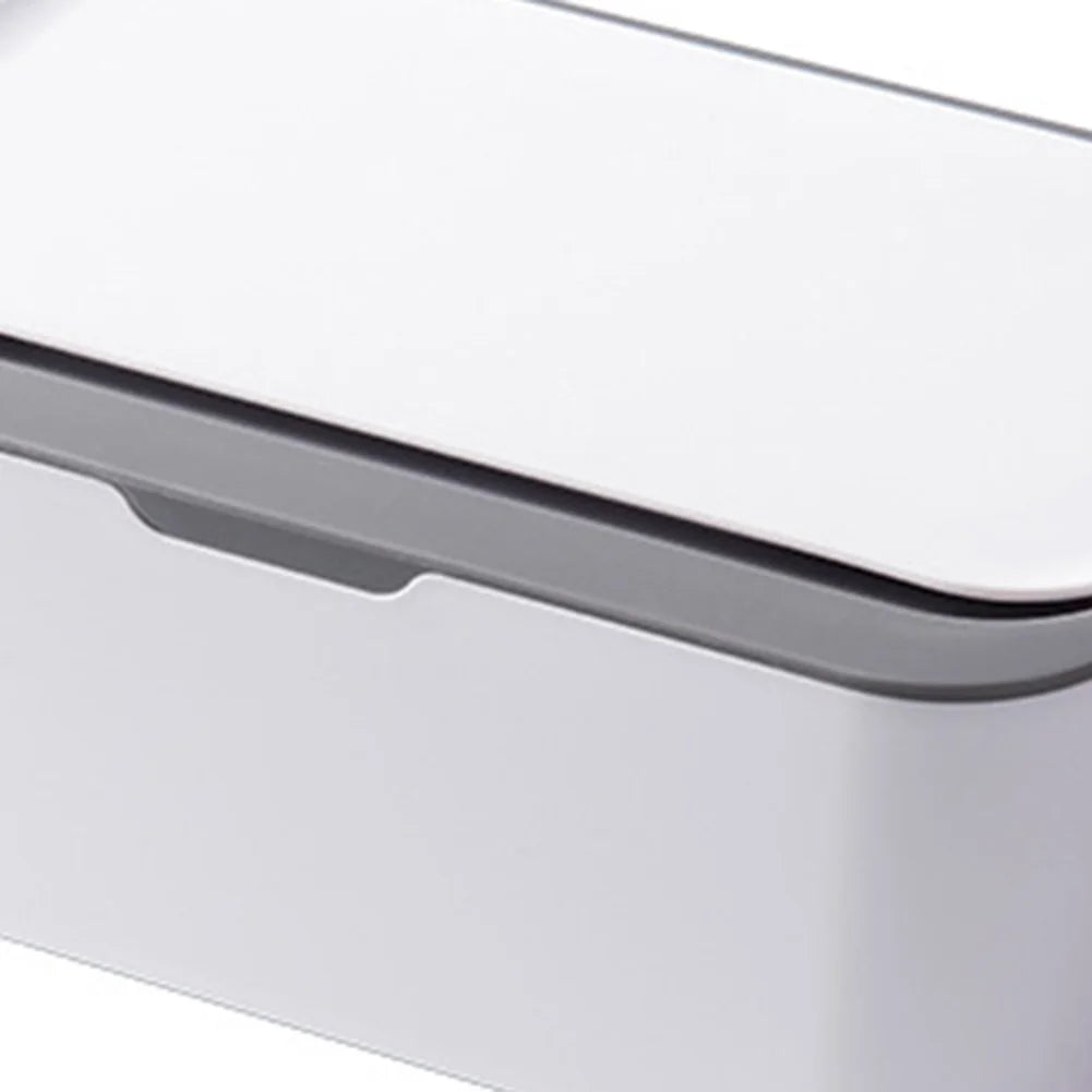 Wipes Dispenser with Lid | One-Handed Refillable Wipe Holder