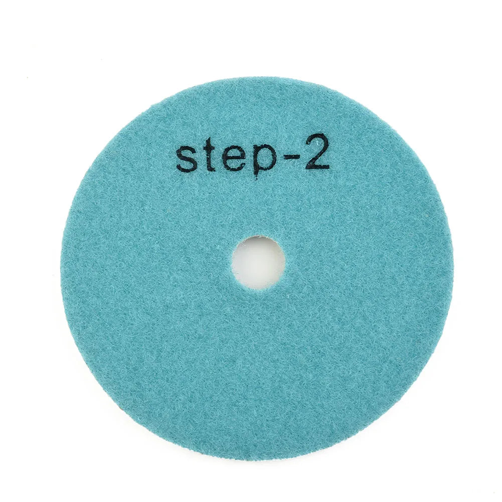 Dry Wet 3 Step Flexible Polishing Pads Granite Tool Pad Sanding Disc