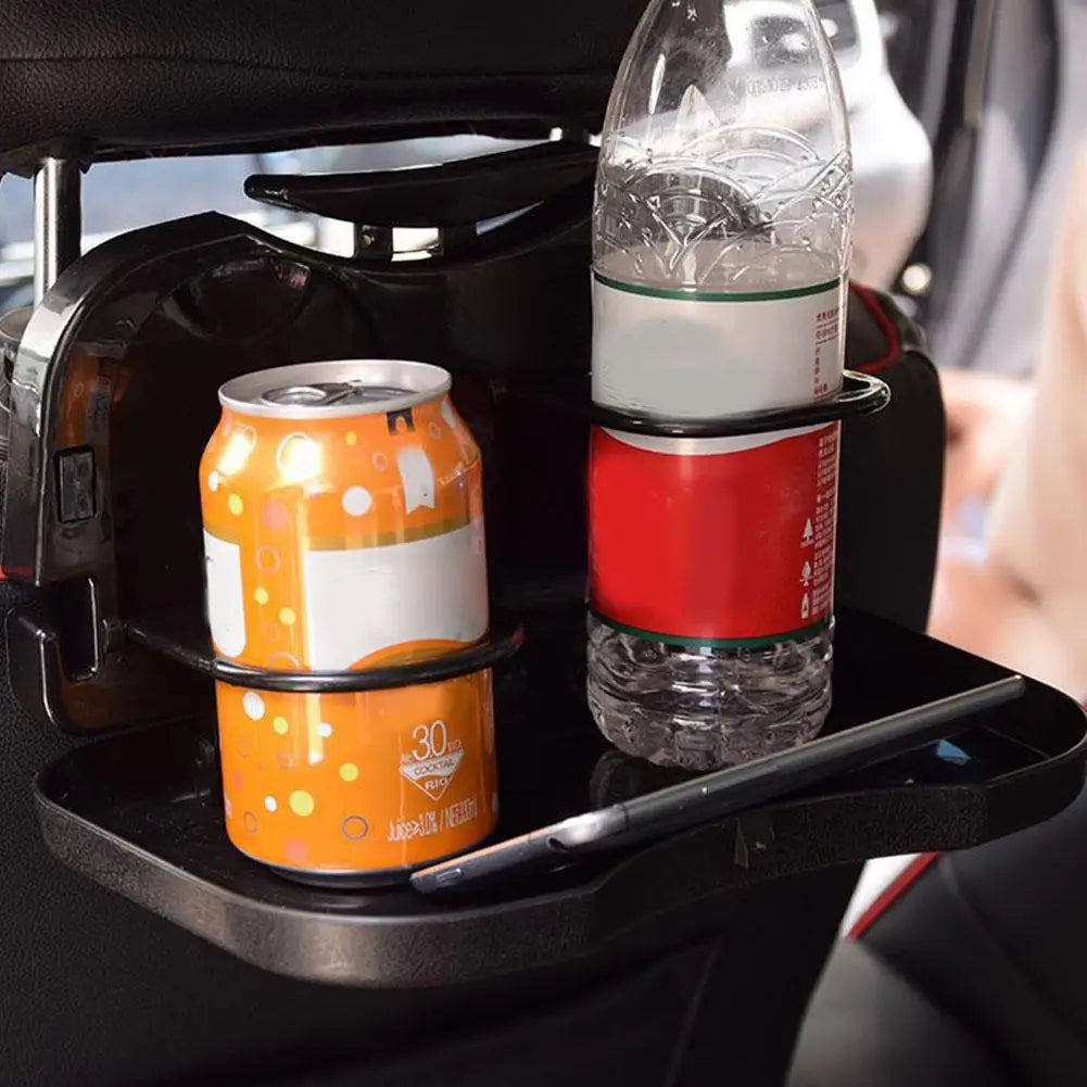 Foldable Car Backseat Tray | Cup Holder & Seat Organizer