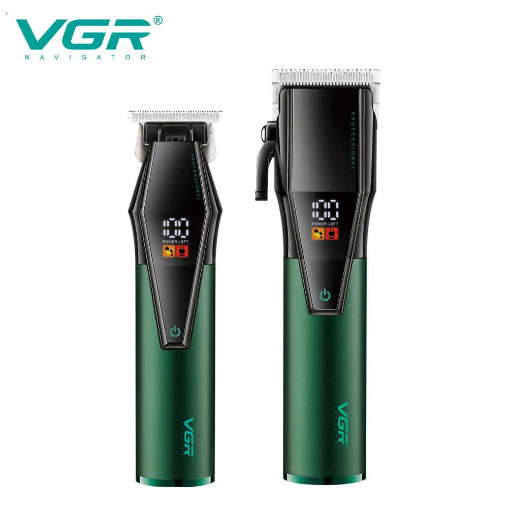 VGR 677 Hair Trimmer Professional Hair Clipper Set Electric Hair Cutting Machine Rechargeable Barber Electric Trimmer for Men Peaceful Pleasures Health and Wellness